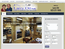 Tablet Screenshot of larryottrealty.com